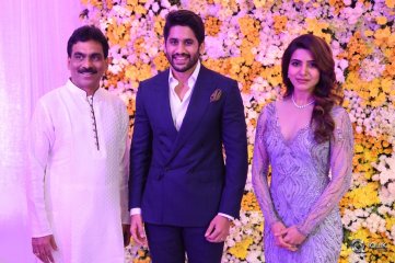Celebs At Samantha Naga Chaitanya Wedding Reception